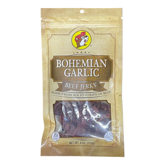 Buc-ee's Beef Jerky | 4oz | Bohemian Garlic