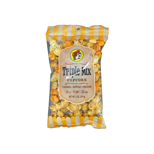 Buc-ee's Popcorn | 5oz | Triple Mix | Caramel | Kettle | Cheddar