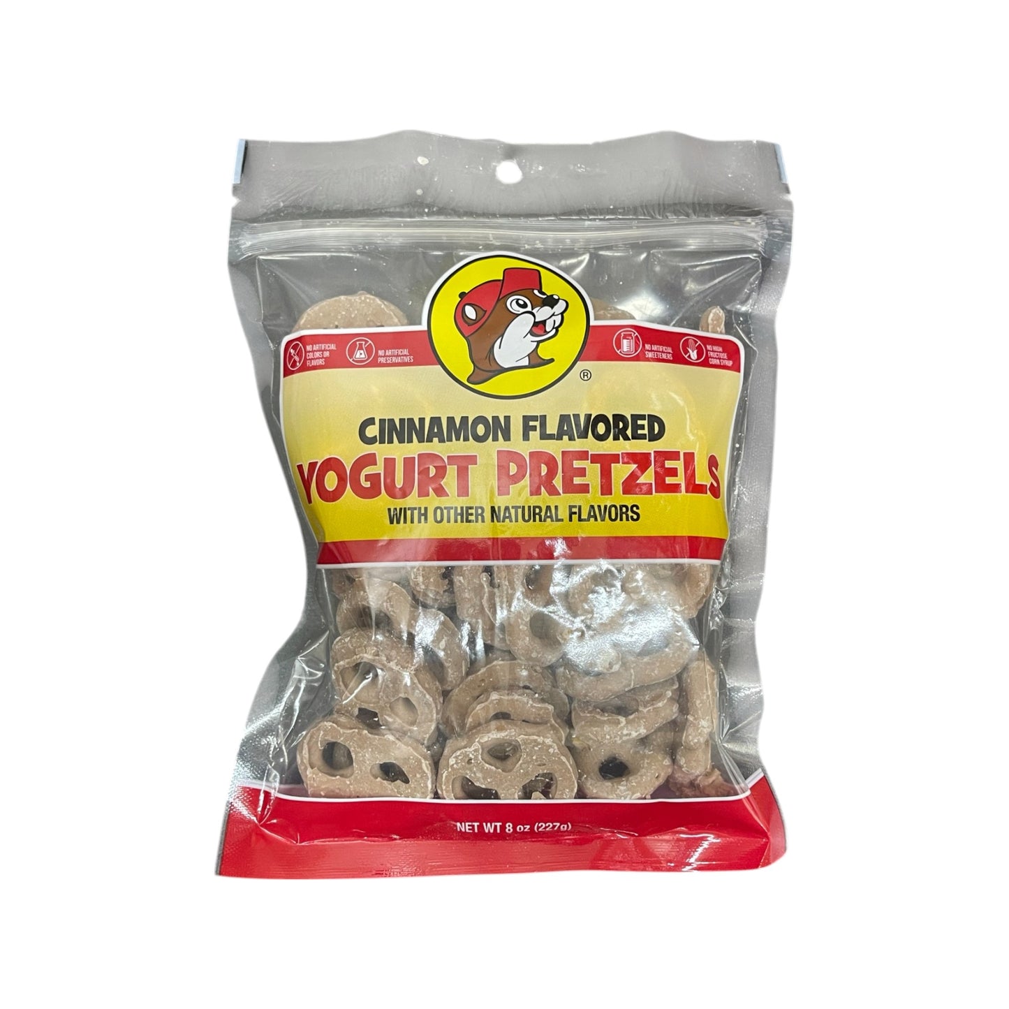 Buc-ee's Yogurt Pretzels | 8oz | Cinnamon