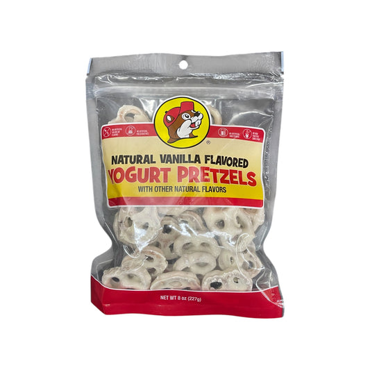 Buc-ee's Yogurt Pretzels | 8oz | Natural Vanilla