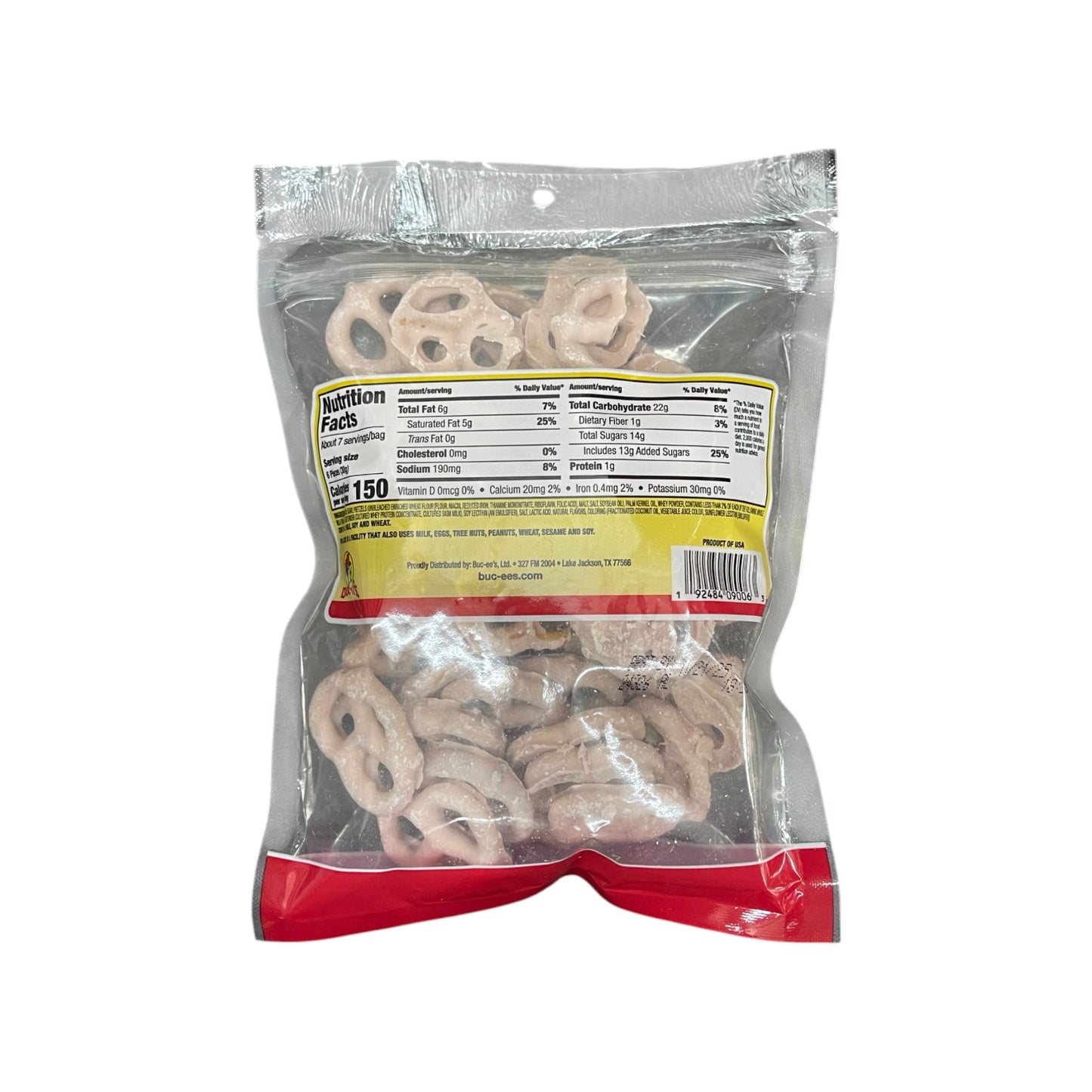 Buc-ee's Yogurt Pretzels | 8oz | Strawberry