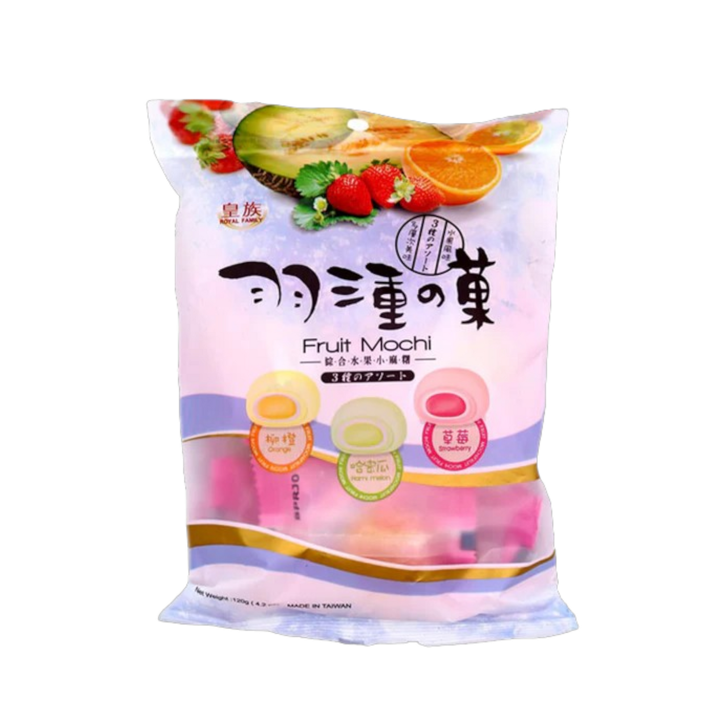 ROYAL FAMILY Mochi Bag | 4.2oz | Individually Wrapped | Assorted Fruit