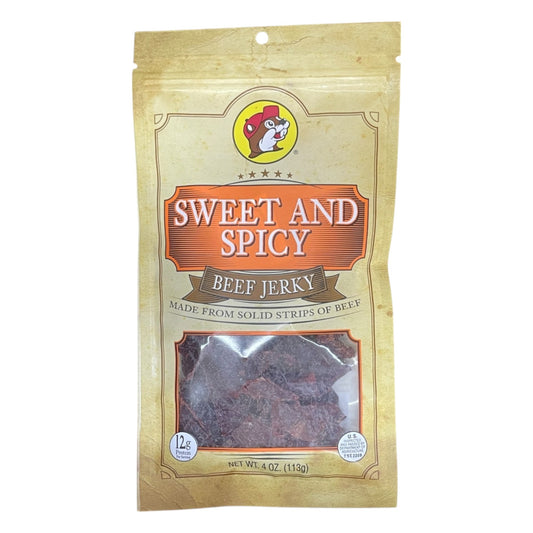 Buc-ee's Beef Jerky | 4oz | Sweet and Spicy